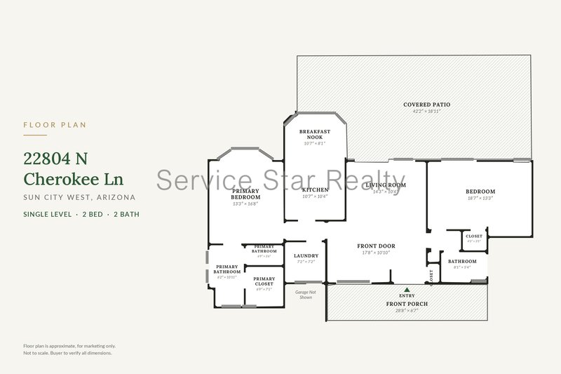 Beautiflly updated 2 bedroom, 2 bath home in Sun City West!! property image