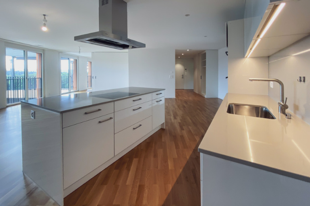 Clean rental home interior prepared for a new tenant